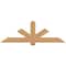 Ekena Millwork Kennewick Timber Gable Bracket, Western Red Cedar, 72"W x 24"H x 3 1/2"D x 5 1/2"F, 8/12 Pitch GBW072X24X0406KEN00SWR - alternate 1